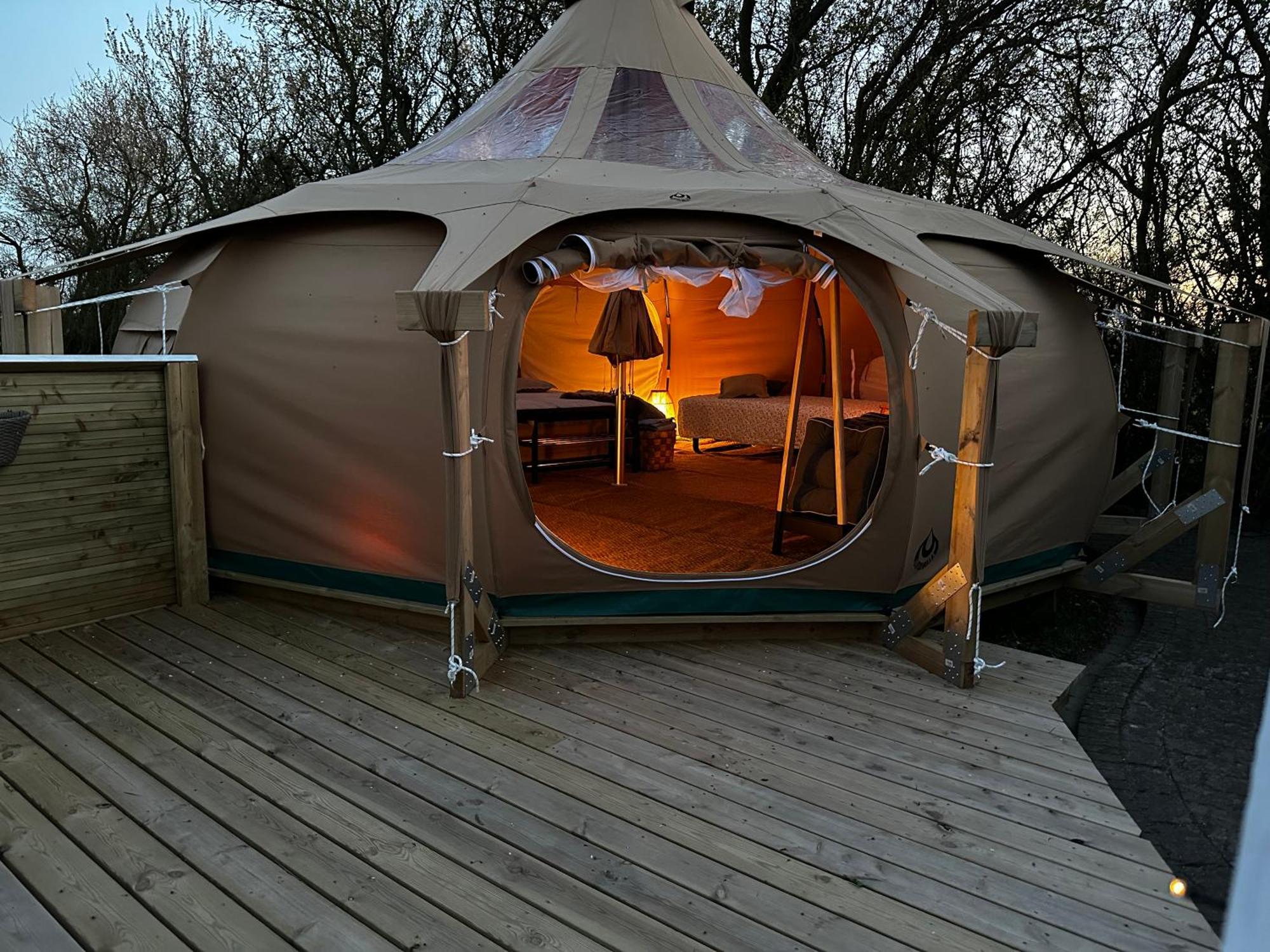 Romantic Luxus Glamping 1 Idestrup Екстер'єр фото